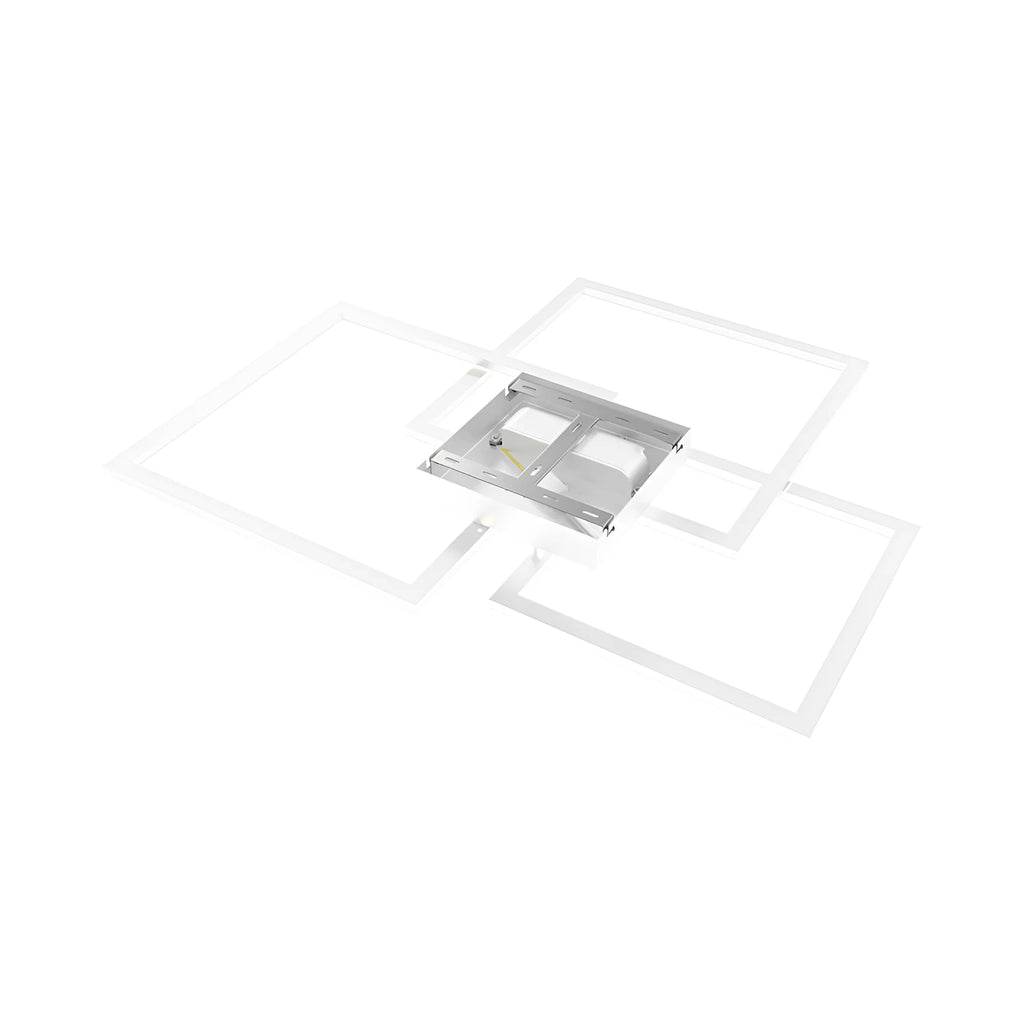 Braytron Crystal Plafondlamp 80W Wit B 3IN1 RMT