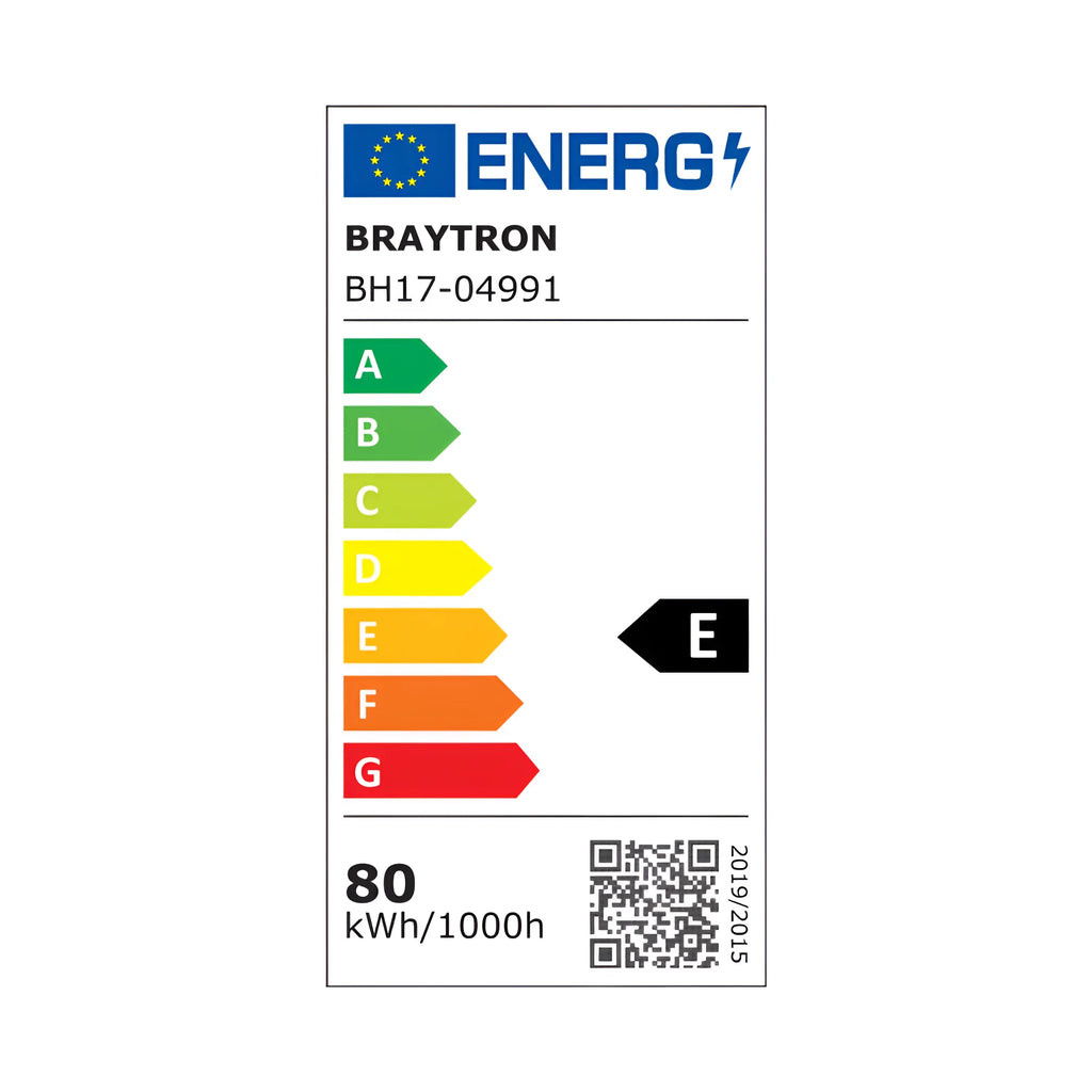 Braytron Crystal Plafondlamp 80W Zwart B 3IN1 RMT