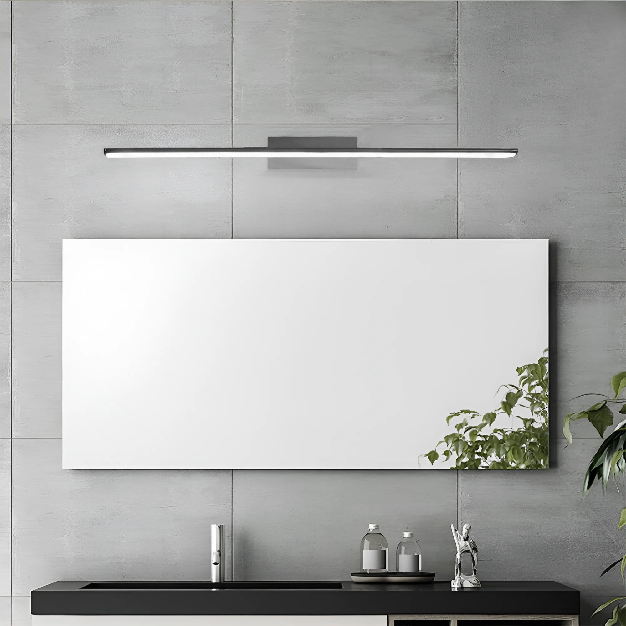Braytron Aria Spiegellamp 12W Zwart 600 3IN1