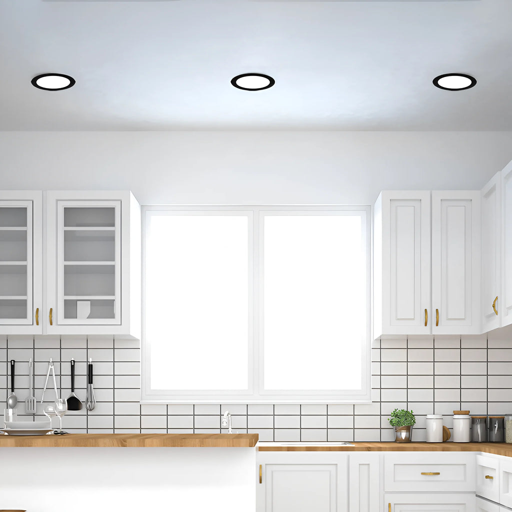 Braytron Smd LED Paneel 4W Zwart CRP RND DIM 3INC 3IN1