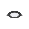 Braytron Smd LED Paneel 6W Zwart CRP RND DIM 4INC 3IN1