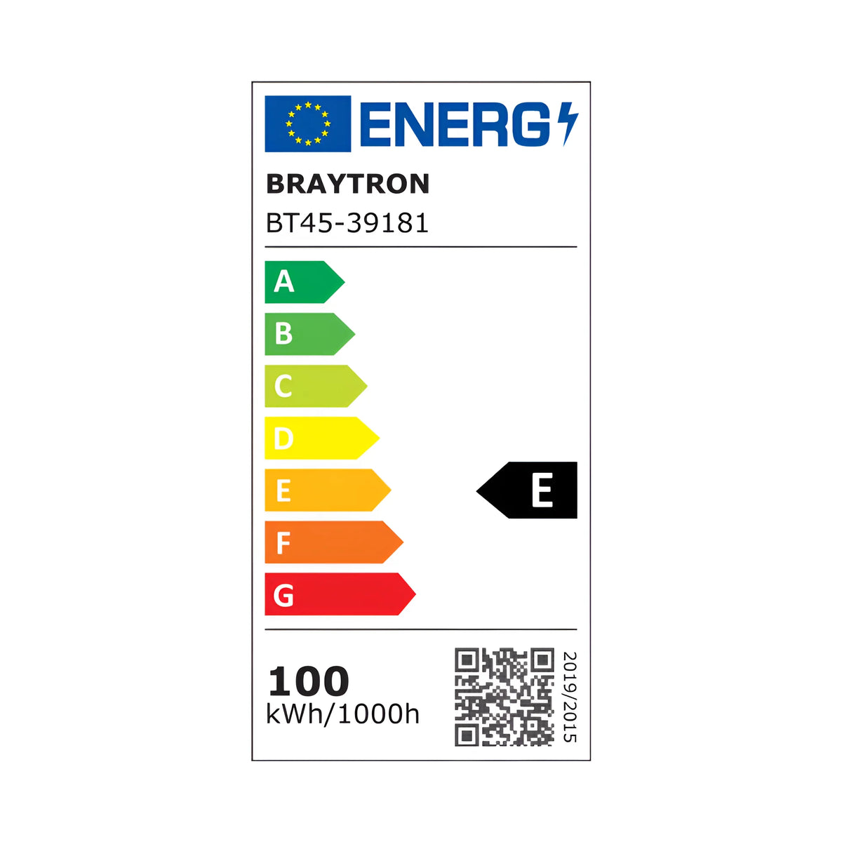 Braytron Hibay Highbay-armatuur 100W IP65 Zwart ESC 3IN1