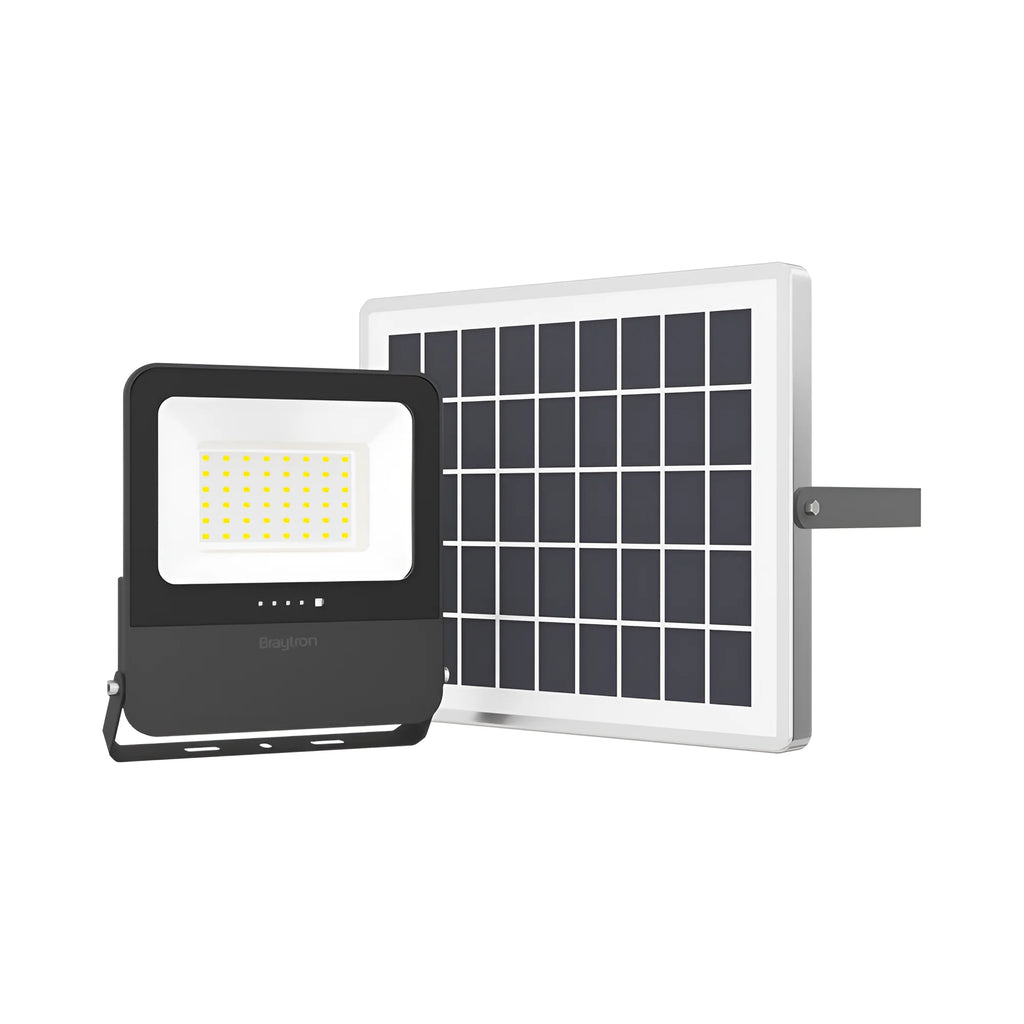 Braytron Solar Pl Solar Schijnwerper 30W IP65 3IN1 RMT