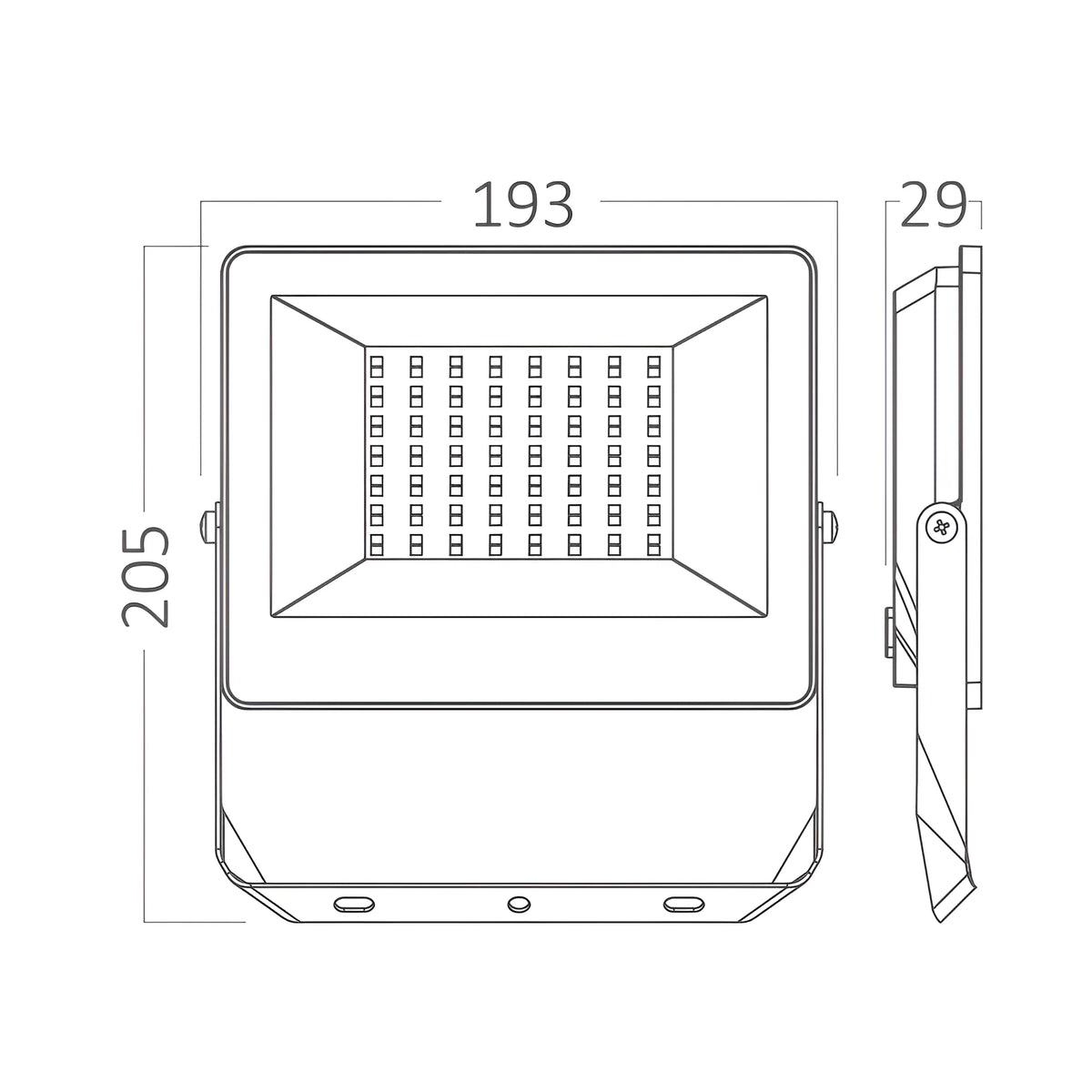 Braytron Flood LED Schijnwerper 50W IP65 RGB CF