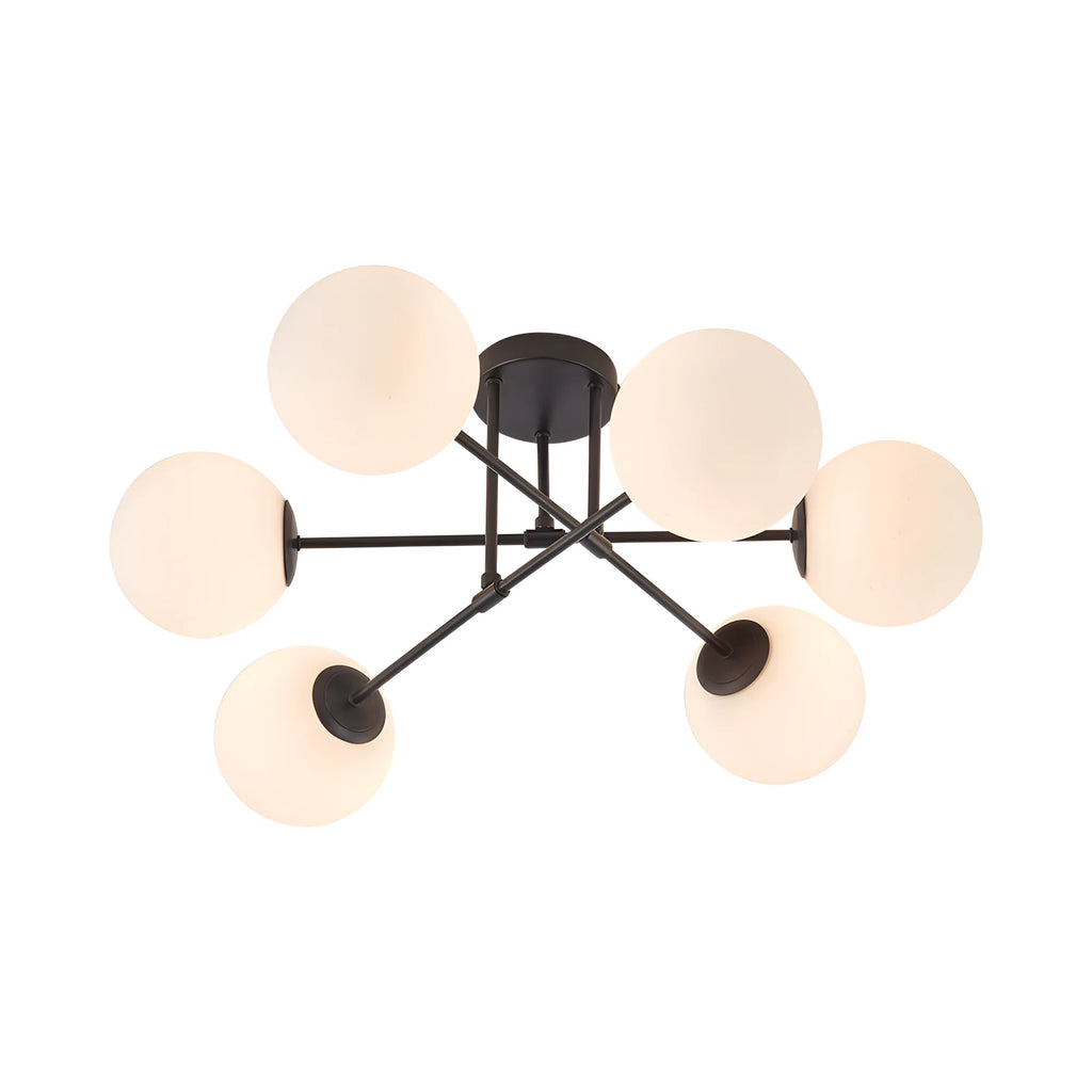 Braytron S012C Hanglamp Zwart 6H 6xG9 OPL