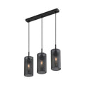 Braytron W002S Hanglamp Zwart 3H 3xE14