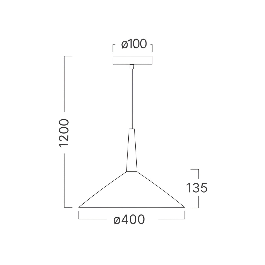 Braytron P009R Hanglamp Grijs 1H 1xE27