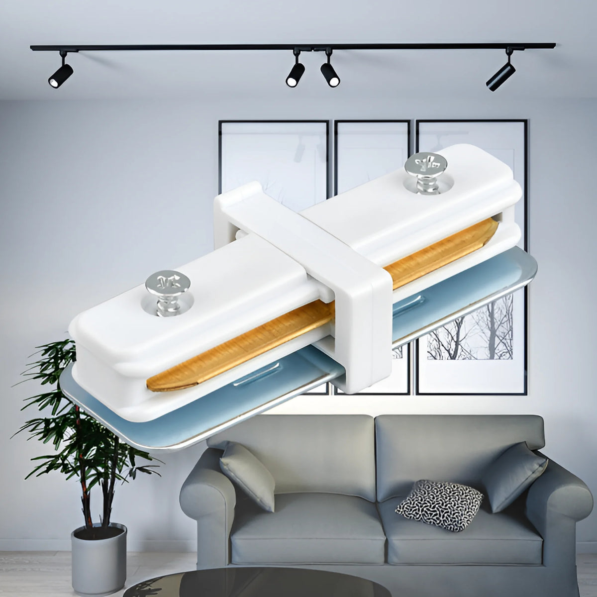 Braytron Middle Railconnector Wit 2WRS