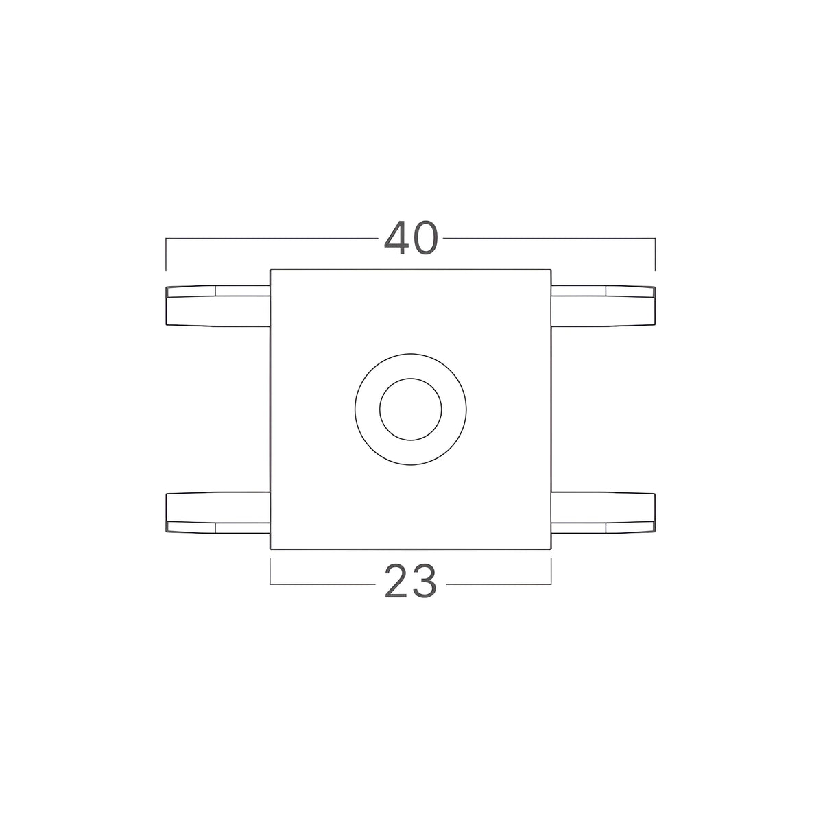 Braytron S20B Connector 48VDC Zwart SR02