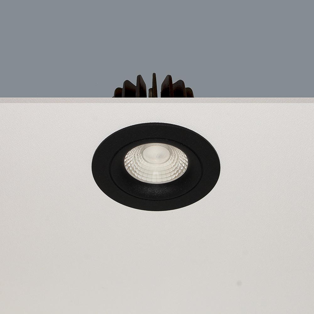 Artdelight Venice 2108 - Inbouwspot - 855lm - Rond - Zwart