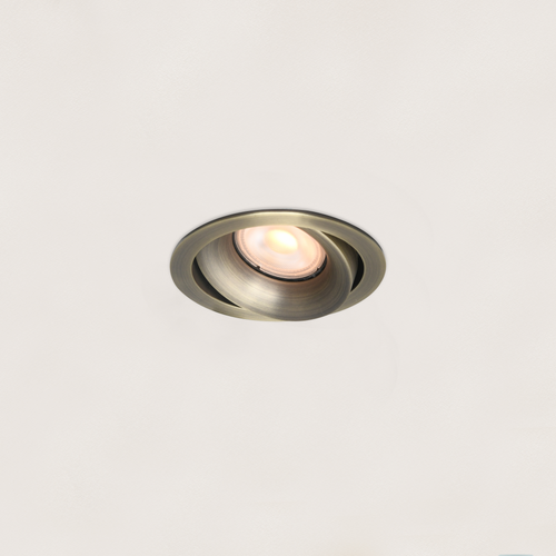 Artdelight Alice - Inbouwspot - Rond - Antiek brons