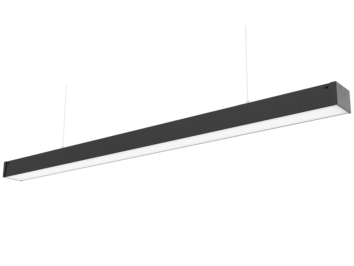 Lineaire armatuur FUSION 4000K 60W 7800lm 120° IP20 150cm zwart PRIME PC Cover DALI