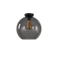 Artdelight Marino - Plafonnière - Ø30cm - Grijs glas