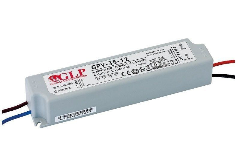 GPV-35-12 3A voeding 36W 12V IP67
