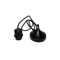 Artdelight Iron - Hanglamp - E27/L1.2m - Zwart