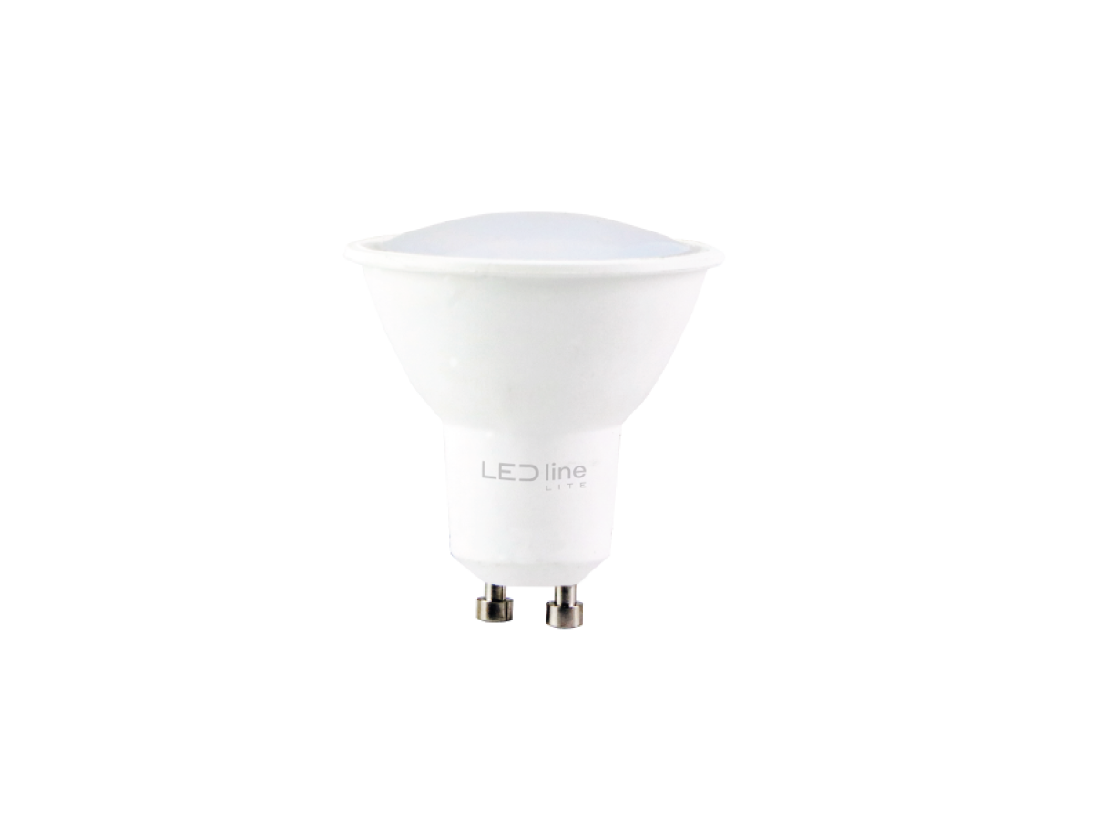 LED-lamp GU10 6500K 5W 450lm 230V 120 ° PC LITE