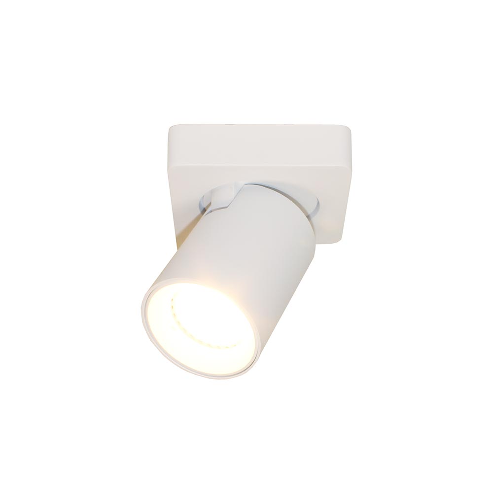 Artdelight Megano - Opbouwspot - 1 lichts - Wit