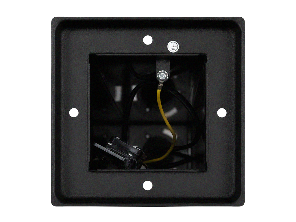 Tuinpaal CUBE vierkant zwart E27 80cm LITE