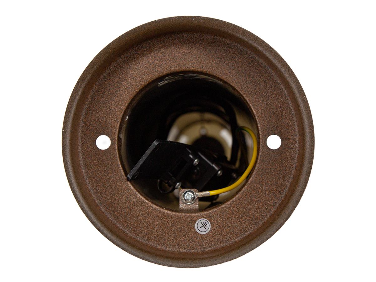 Tuinpaal CUBE rond corten E27 80cm LITE
