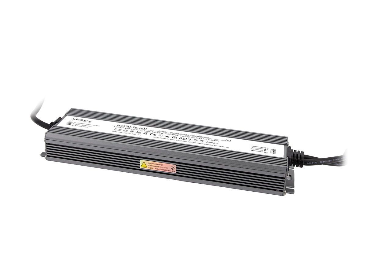 Voeding 400-24 IP67 400W 24V Aluminium PRIME