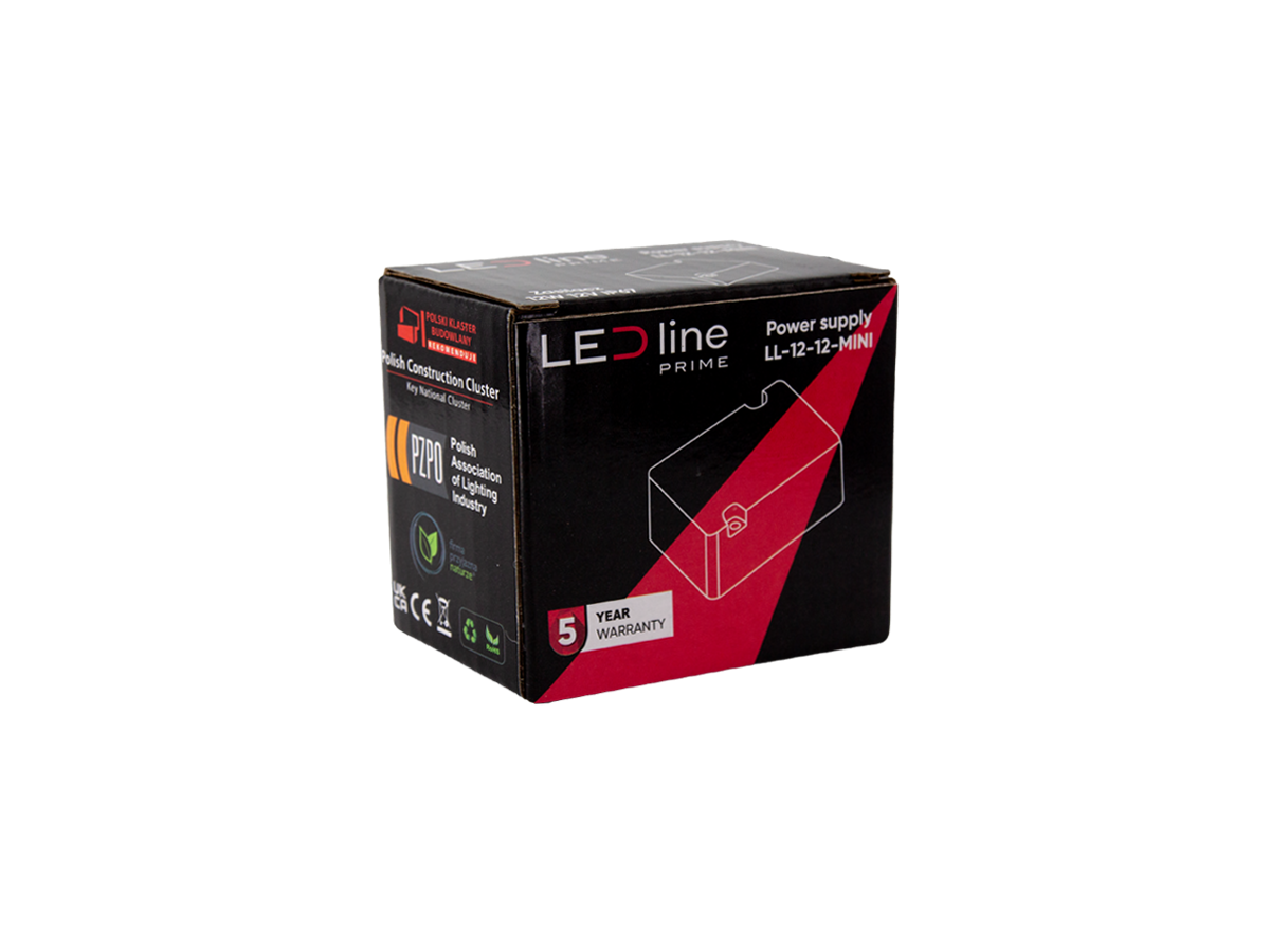 Compacte voeding 12-12 IP67 12W 12V PRIME