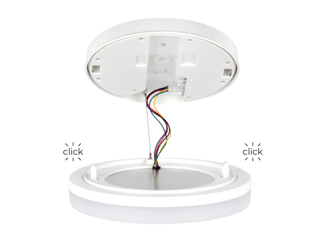 Plafonlamp ACTON 4000K 24W 2600lm rond IP54 wit PRIME