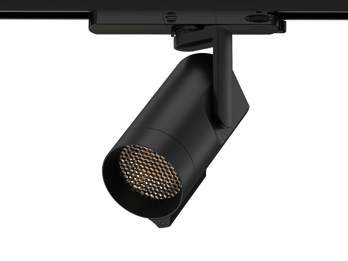 Railspot AI LED line x Caimeta 35W CCT 50° zwart PRIME honingraat