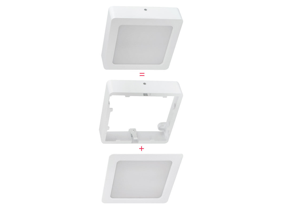 Downlight MOLLY 4000K 18W 1900lm vierkant IP20 Wit LITE
