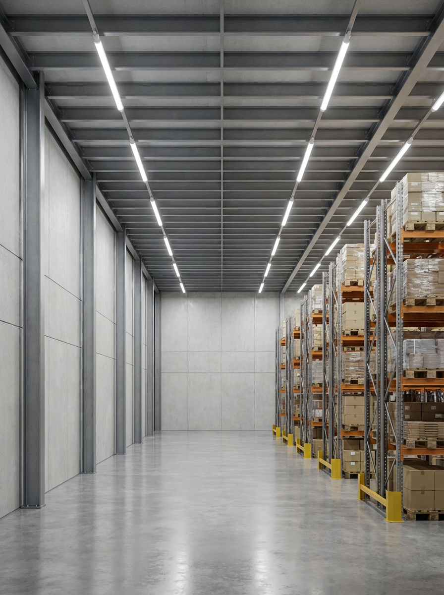 Hermetische armatuur LINIX 4000K 45W 5400lm IP65 150cm grijs LITE